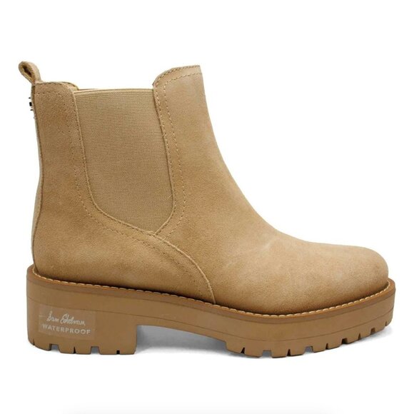 SAM EDELMAN JUSTINA LUG SOLE CHELSEA BOOT - Picture 1 of 4